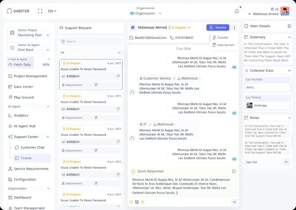 Gabster Filter Gabster | AI Customer Care, Sales & Marketing